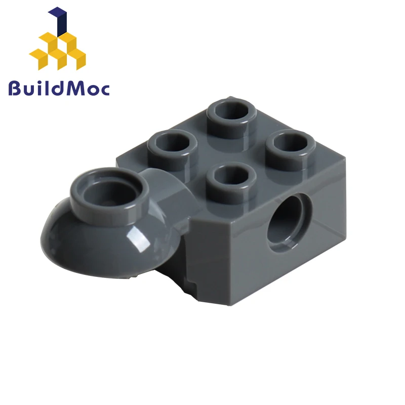 BuildMOC 48170 2 x 2 with Pin Hole Rotation Joint Ball Half For Building Blocks Parts DIY Educational Tech Parts Toys 
BuildMOC 48170 2 x 2 with Pin Hole Rotation Joint Ball Half For Building Blocks Parts DIY Educational Tech Parts Toys