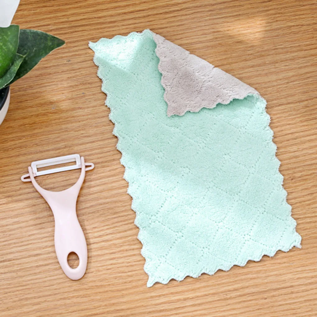 10pcs Double-layer Water Absorption Dish Cloth Microfiber Non-stick Oil Rag Washing Towel Thickening Pot Kitchen Dishcloth
10pcs Double-layer Water Absorption Dish Cloth Microfiber Non-stick Oil Rag Washing Towel Thickening Pot Kitchen Dishcloth
