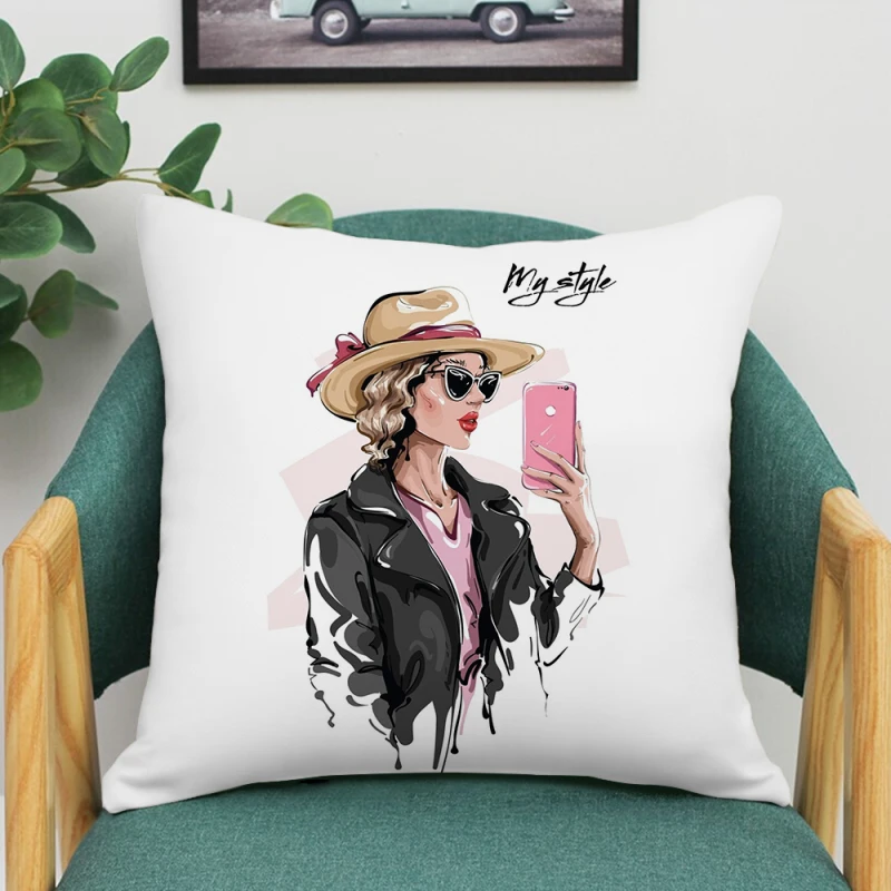 Fuwatacchi Super Beautiful Girl Pillow Case Decor Cushion Cover Cartoon Cover for Sofa Car European Mythology Pillowcase 45x45cm
Fuwatacchi Super Beautiful Girl Pillow Case Decor Cushion Cover Cartoon Cover for Sofa Car European Mythology Pillowcase 45x45cm