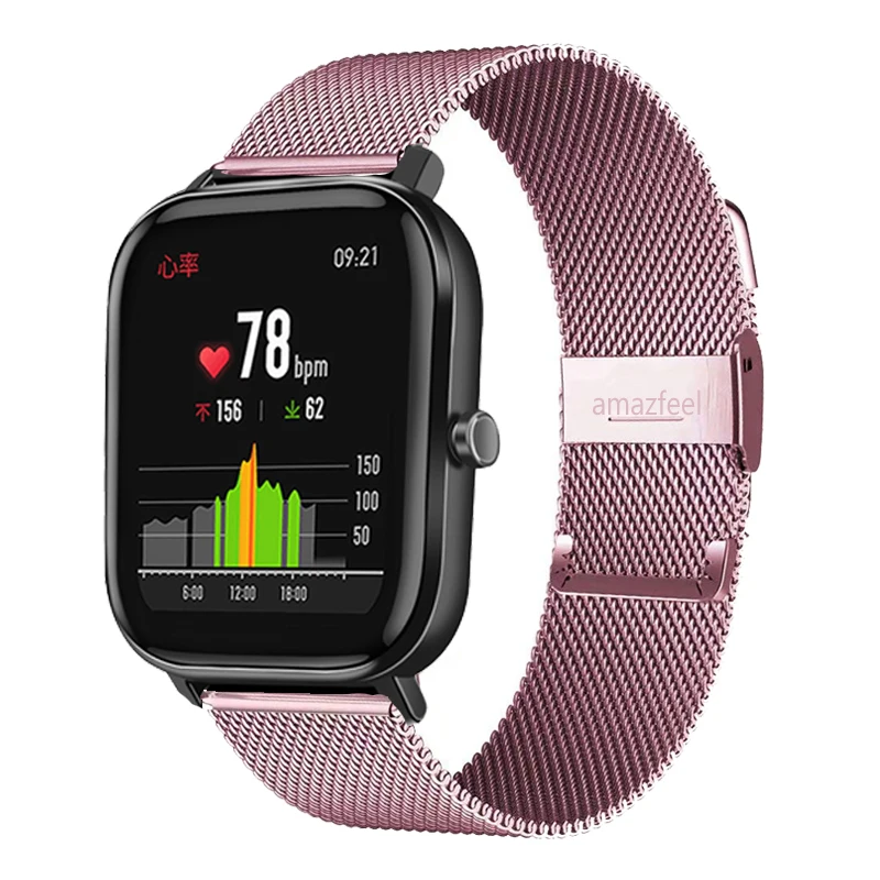 Ремешок для часов Amazfit Bip S Lite, металлический браслет для Xiaomi Amazfit GTS 2 mini Bip U Pro GTS 2e, 20 мм
Ремешок для часов Amazfit Bip S Lite, металлический браслет для Xiaomi Amazfit GTS 2 mini Bip U Pro GTS 2e, 20 мм