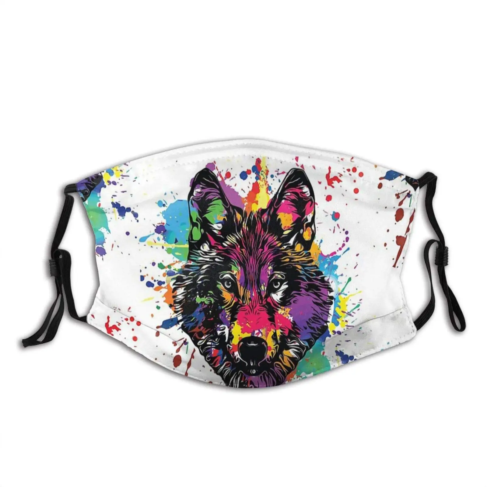 Wolf Colorful Art Face Mask Reusable Breathable Protective Adjustable Scarf Washable Fashion Dustproof Bandana
Wolf Colorful Art Face Mask Reusable Breathable Protective Adjustable Scarf Washable Fashion Dustproof Bandana