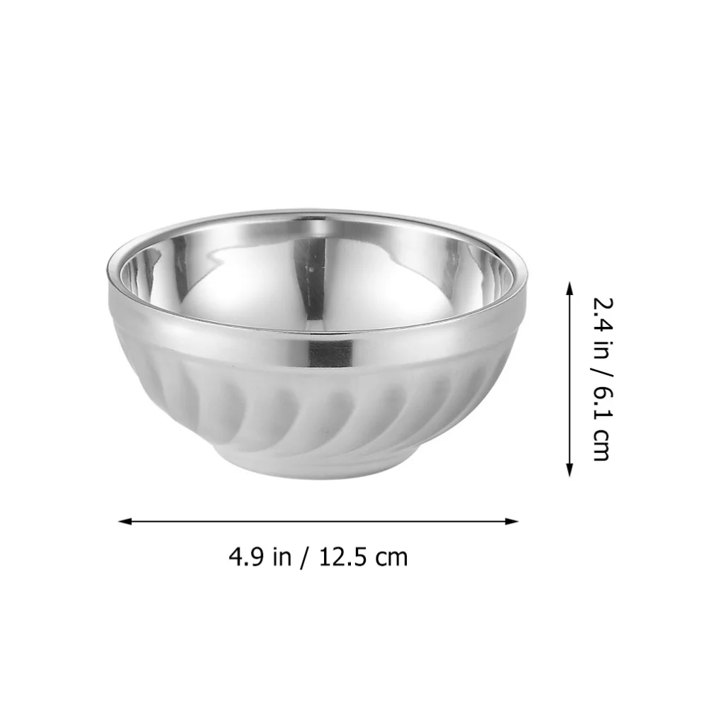 3Pcs Practical Stainless Steel Bowls Household Soup Bowls Food Serving Bowls
3Pcs Practical Stainless Steel Bowls Household Soup Bowls Food Serving Bowls