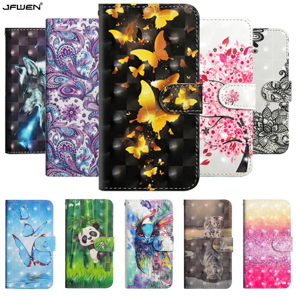 Кожаные чехлы бумажники 3D с откидной крышкой для iphone 12 Mini 11 Pro X XR XS Max 8 7 6 6S Plus чехол