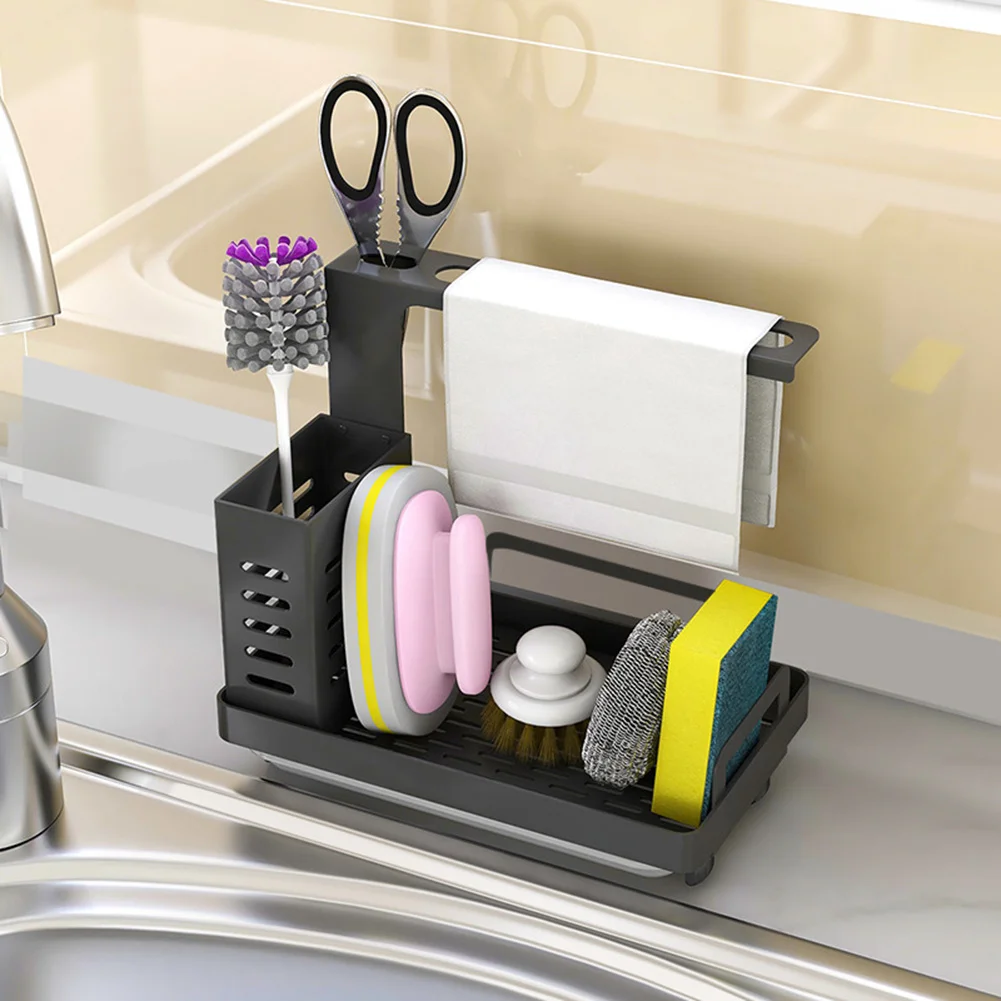 Organizing kitchen sink container, stainless steel, sponge, soap brush holder with drain, premium pan, kitchen organizer
Organizing kitchen sink container, stainless steel, sponge, soap brush holder with drain, premium pan, kitchen organizer