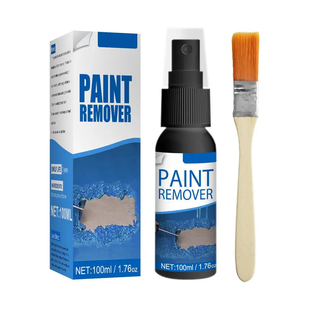 Strong Paint Remover For Metal With Brush 50ml/100ml Paint Stripper Liquid Spray Color Change Or Renovation For Car Ferry Furnit
Strong Paint Remover For Metal With Brush 50ml/100ml Paint Stripper Liquid Spray Color Change Or Renovation For Car Ferry Furnit