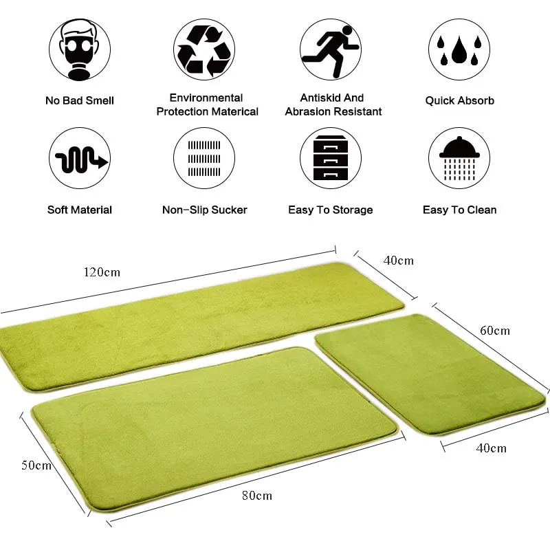 50*80cmBath Mat Bathroom Carpet Water Absorption Rug Large Size Kitchen Room Living Room Door Stairs Bedroom Foot Floor Mats
50*80cmBath Mat Bathroom Carpet Water Absorption Rug Large Size Kitchen Room Living Room Door Stairs Bedroom Foot Floor Mats