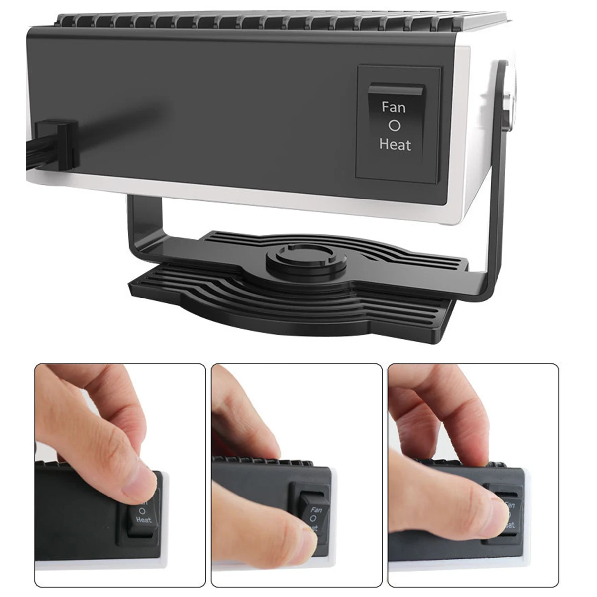 12V 150W Rotatable Car Dual working modes Heater Fan Glass Defroster adjustment Windscreen Demister Space Heater Dual size
12V 150W Rotatable Car Dual working modes Heater Fan Glass Defroster adjustment Windscreen Demister Space Heater Dual size