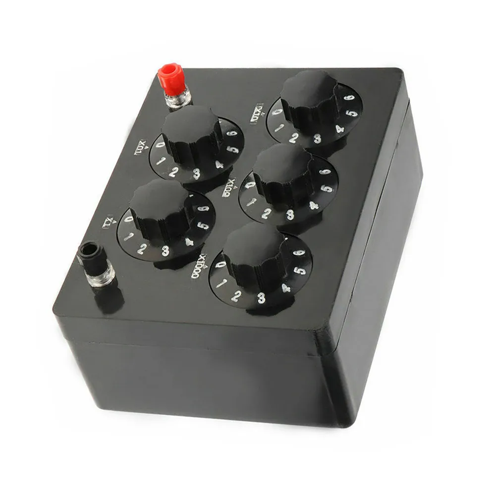 Resistance Box Variable Decade Resistor Resistance Box 0-9999.9 Ohm For Physical Teaching Tool Decade Boxes
Resistance Box Variable Decade Resistor Resistance Box 0-9999.9 Ohm For Physical Teaching Tool Decade Boxes