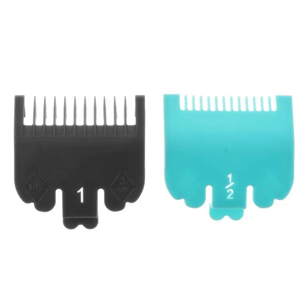 Professional Hair Trimmer/Clipper Coded Cutting Guide Combs Set 1/8” 1/16'' Great for Most Hair Clippers/Trimmers
Professional Hair Trimmer/Clipper Coded Cutting Guide Combs Set 1/8” 1/16'' Great for Most Hair Clippers/Trimmers