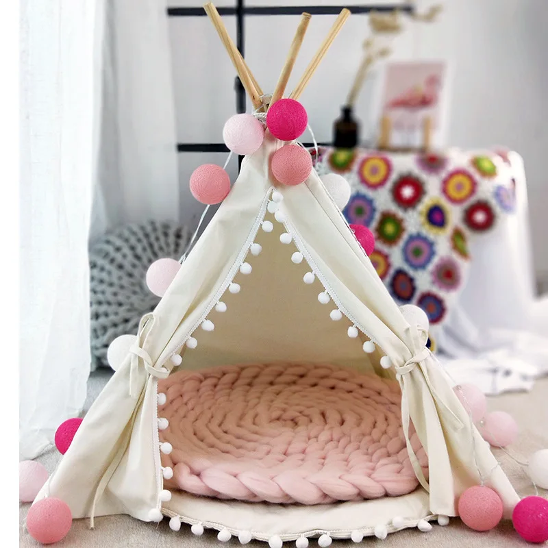 2021 New Creative Pet Tent With Cushions Mats House Kennels Washable Tent Puppy Cat Indoor Outdoor Portable Teepee Mat Pads Dec
2021 New Creative Pet Tent With Cushions Mats House Kennels Washable Tent Puppy Cat Indoor Outdoor Portable Teepee Mat Pads Dec