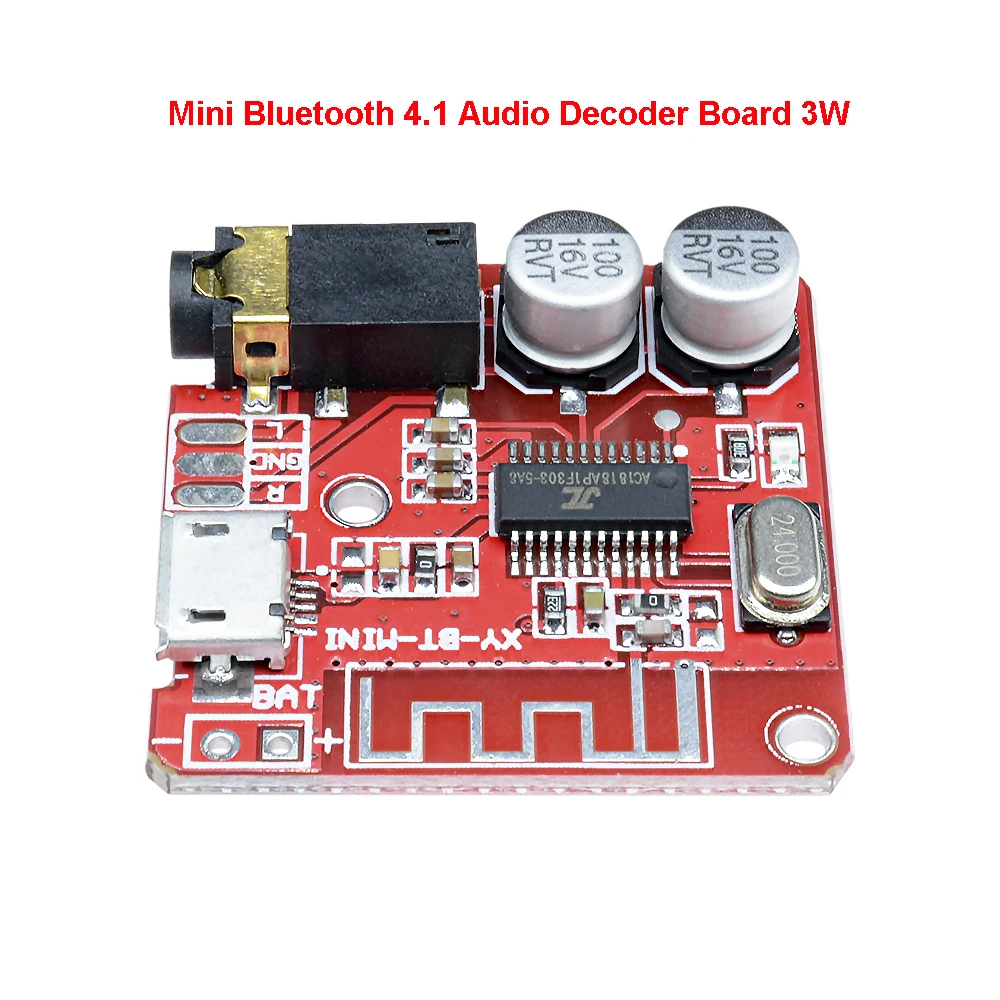 

Bluetooth аудио приемник плата Bluetooth 5,0/4,1/4,2 MP3 декодер не допускающий потерь плата беспроводной стерео музыкальный модуль