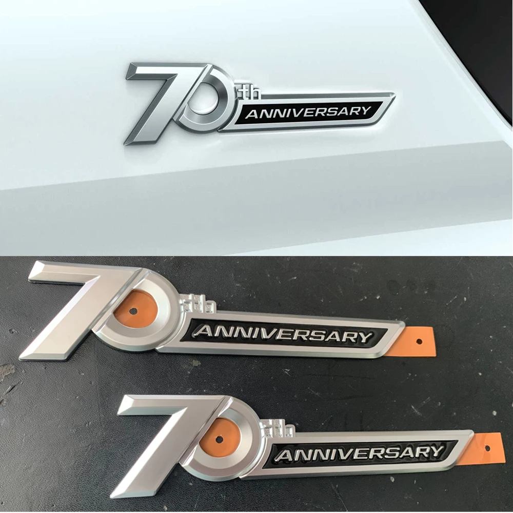 2pcs Silver Side Emblem 70th Anniversary For Land Cruiser 200 300 FJ200 LC300 Accessories
2pcs Silver Side Emblem 70th Anniversary For Land Cruiser 200 300 FJ200 LC300 Accessories