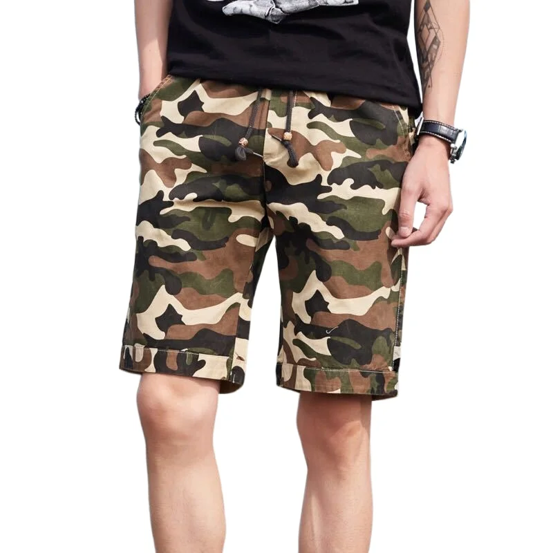 Camouflage shorts men's summer cotton casual with large shorts and overalls loose plus size beach pants Board elastic trousers
Camouflage shorts men's summer cotton casual with large shorts and overalls loose plus size beach pants Board elastic trousers