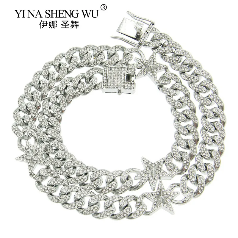 Miami Cuban Chain Star Necklace For Men Women High Quality Material Iced Out Cubic Zirconia Necklace Hip Hop Jewelry For Gift
Miami Cuban Chain Star Necklace For Men Women High Quality Material Iced Out Cubic Zirconia Necklace Hip Hop Jewelry For Gift