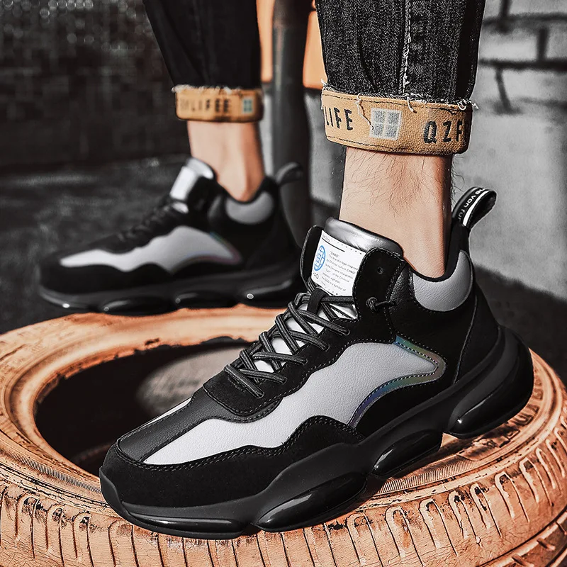 Fashion high-top outdoor leisure sports men's shoes running basketball outdoor sports men's shoes trendy men's essential shoes 
Fashion high-top outdoor leisure sports men's shoes running basketball outdoor sports men's shoes trendy men's essential shoes