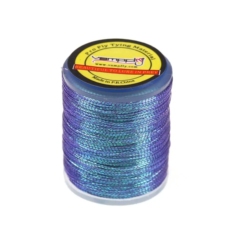 Vampfly 8 Spools Fly Tying Metallic Tinsel Thread Nymph Streamer Pearl Color Line for Jig Hook Material | Спорт и развлечения
