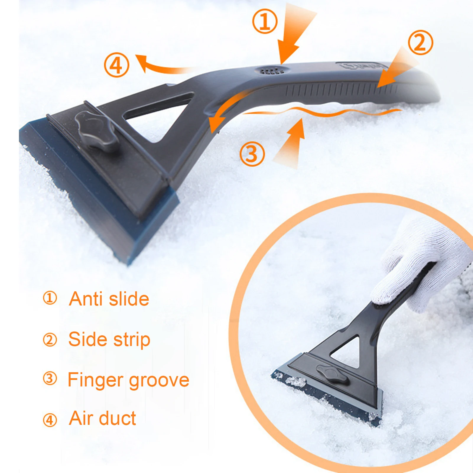 1Pc Winter Portable Car Windshield Window Snow Mover Scraper Ice Shovel Removal Cleaning Tool 13cm x 24cm
1Pc Winter Portable Car Windshield Window Snow Mover Scraper Ice Shovel Removal Cleaning Tool 13cm x 24cm