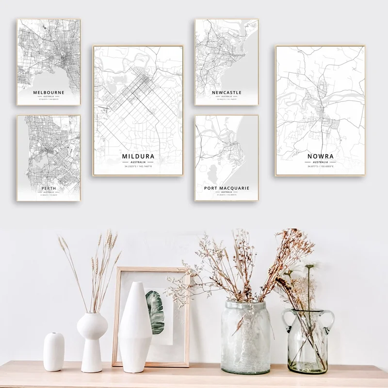 Melbourne,Mildura,Newcastle,Nowra,Perth,Port Macquarie,Modern Australia City Map Poster Canvas Wall Art Print Home Decor
Melbourne,Mildura,Newcastle,Nowra,Perth,Port Macquarie,Modern Australia City Map Poster Canvas Wall Art Print Home Decor
