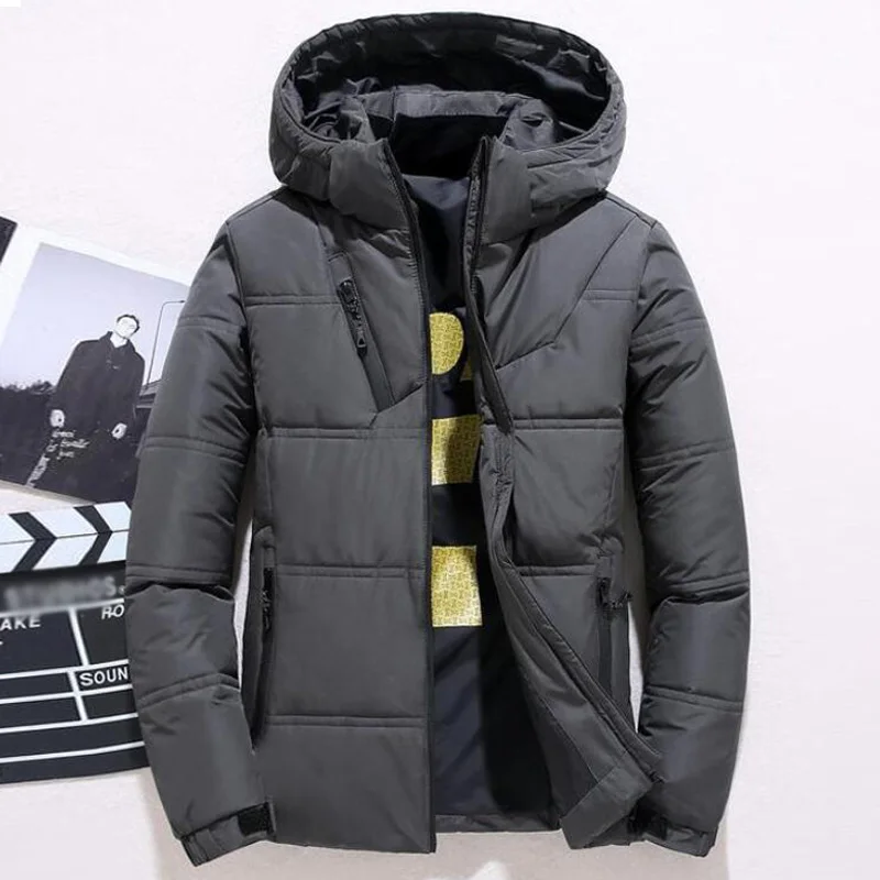 2021 Men Down High Quality Thick Warm Winter Jacket Hooded Thicken Duck Down Parka Coat Casual Slim Overcoat With Many
2021 Men Down High Quality Thick Warm Winter Jacket Hooded Thicken Duck Down Parka Coat Casual Slim Overcoat With Many