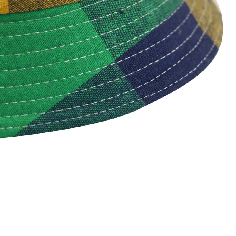 New Spring Summer Plaid Bucket Hats Breathable Couple Cap Fashion Outdoor Sun Hat Unisex Foldable Casual Basin Cap
New Spring Summer Plaid Bucket Hats Breathable Couple Cap Fashion Outdoor Sun Hat Unisex Foldable Casual Basin Cap