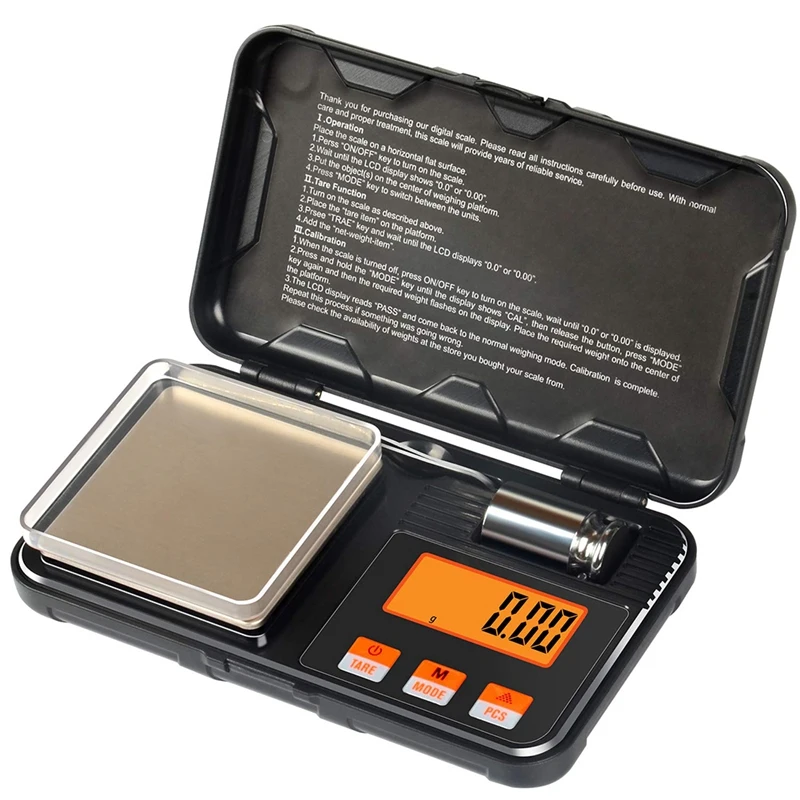 GTBL Mini Digital Scale High Quality Gram Scale Balance Precision Machine Weighing Tools with Pocket Size 200G x 0.01G
GTBL Mini Digital Scale High Quality Gram Scale Balance Precision Machine Weighing Tools with Pocket Size 200G x 0.01G