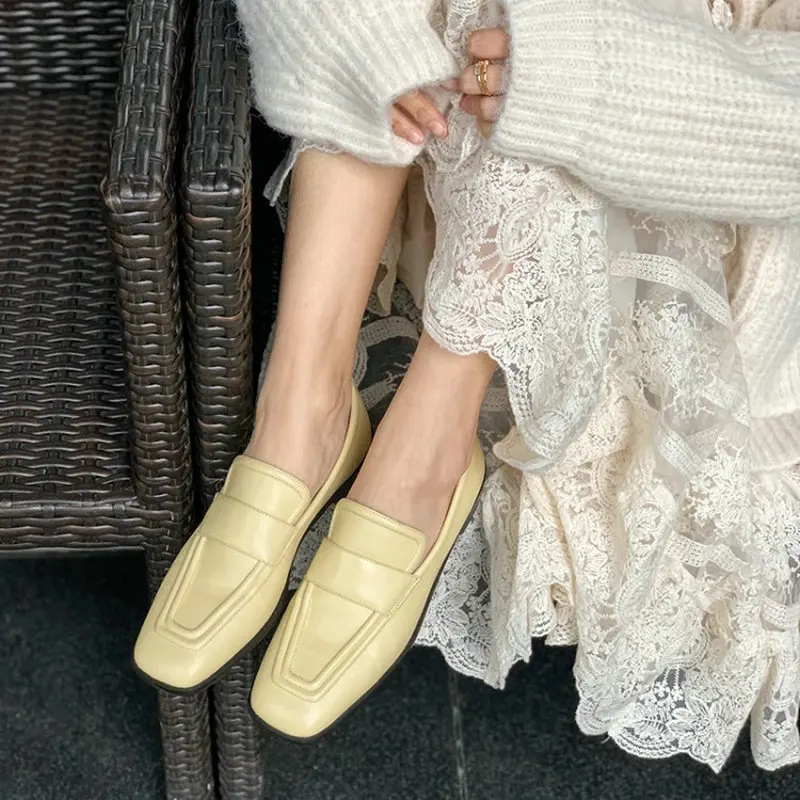 Sianie Tianie 2021 Autumn Genuine Natural Leather Woman's Shoes Casual Slip On Women Oxfords Flats Shoes Designer Flats Shoes
Sianie Tianie 2021 Autumn Genuine Natural Leather Woman's Shoes Casual Slip On Women Oxfords Flats Shoes Designer Flats Shoes