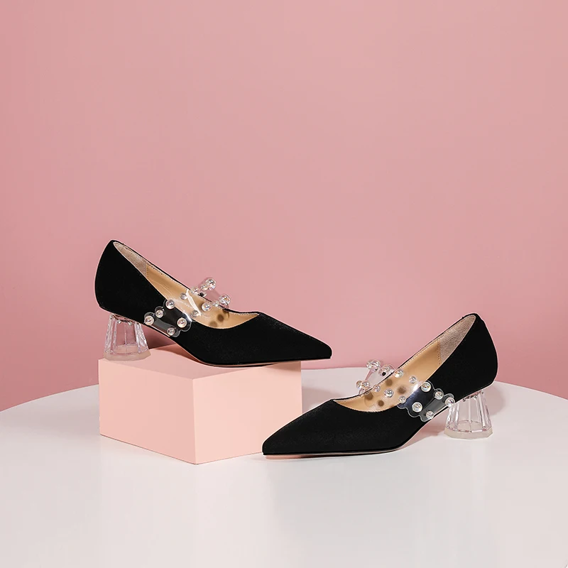 transparent Heels Pointed Toe High Heels Sexy Wedding Shoes Strange Shoes Large Size Lady Sexy Pumps Mary Janes Dress Shoes
transparent Heels Pointed Toe High Heels Sexy Wedding Shoes Strange Shoes Large Size Lady Sexy Pumps Mary Janes Dress Shoes