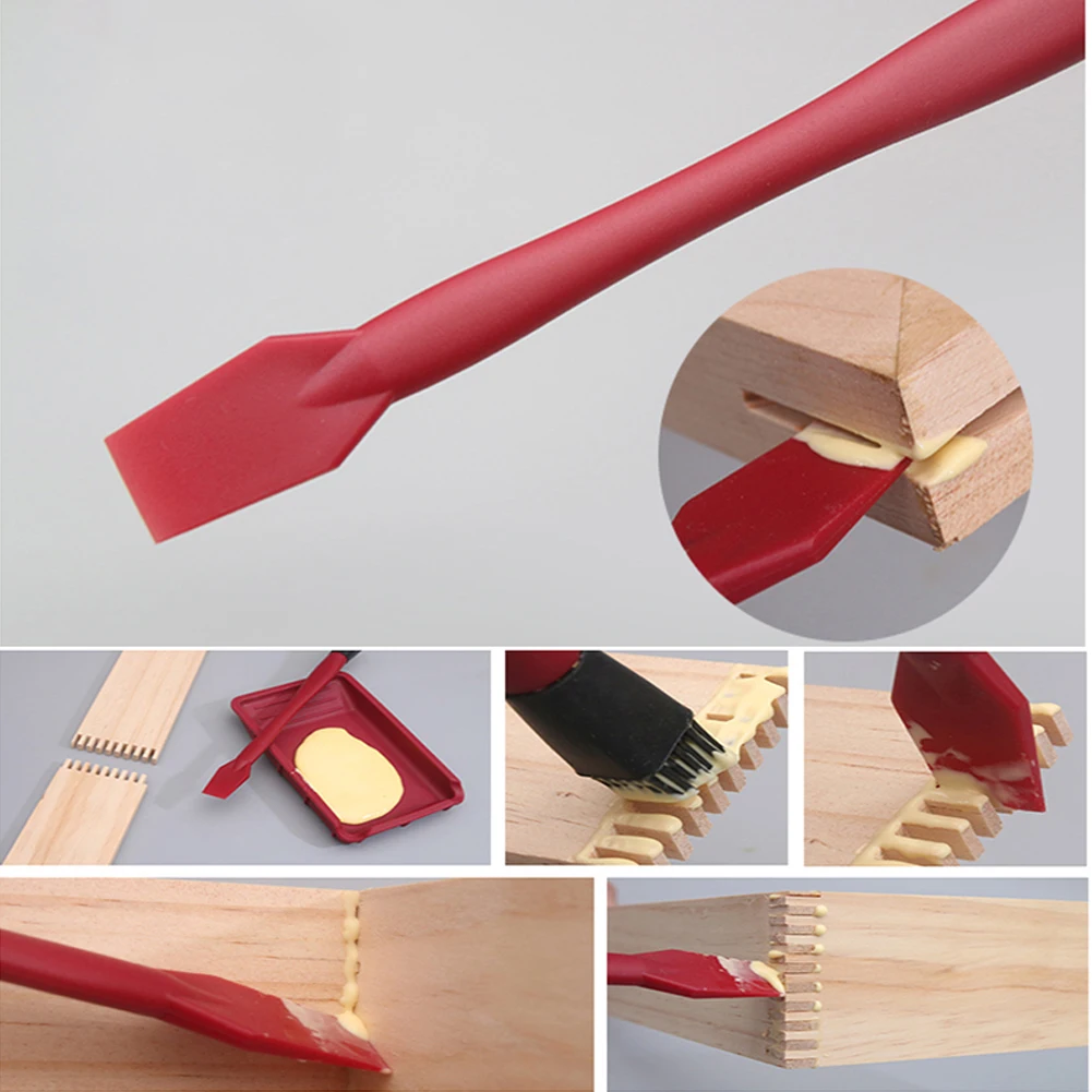 4PCS/set Woodworking Glue Brush Washfree Tool Kit Soft Silicone Brush Flat Scraper Glue Tray Wood Gluing Brushing Tools Nice
4PCS/set Woodworking Glue Brush Washfree Tool Kit Soft Silicone Brush Flat Scraper Glue Tray Wood Gluing Brushing Tools Nice
