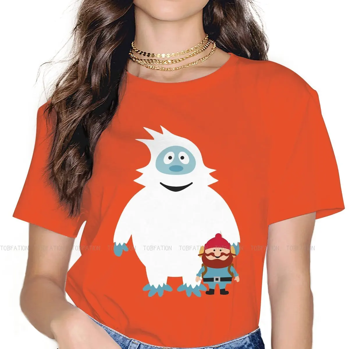 

Snowman Friend Style TShirt for Girl Abominable Comic Animation Adventure 5XL Creative Graphic T Shirt Stuff Ofertas