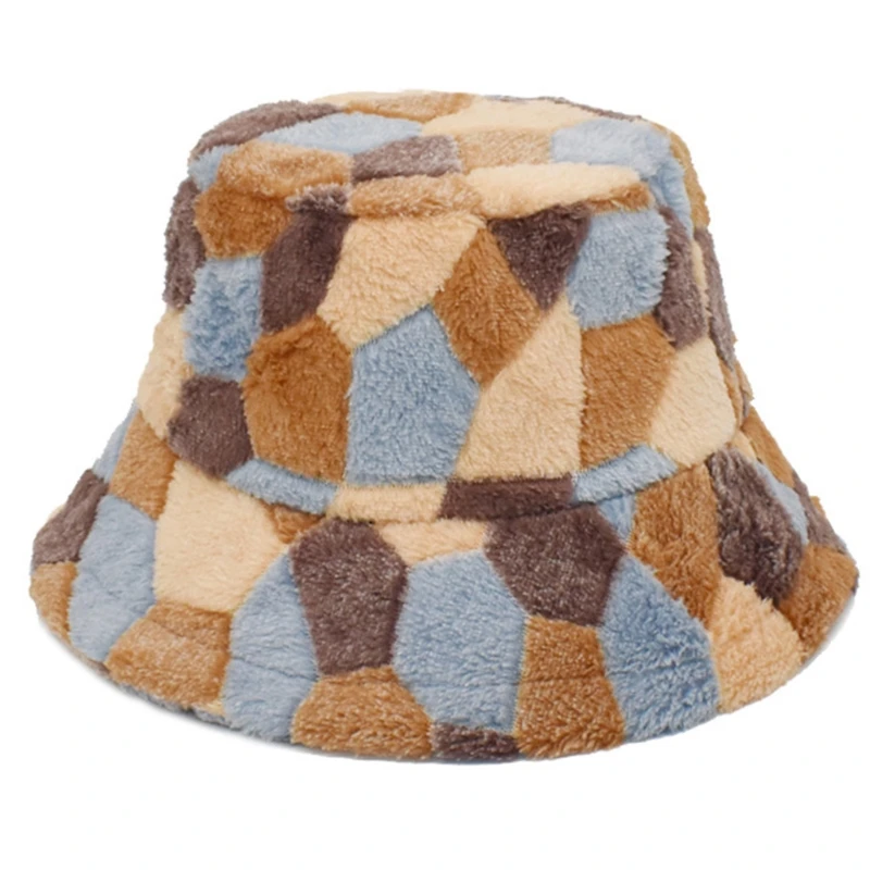 Football Stitching Plush Basin Hat Grid Plush Hat Wild Outdoor Soft Fall Winter G5AE
Football Stitching Plush Basin Hat Grid Plush Hat Wild Outdoor Soft Fall Winter G5AE