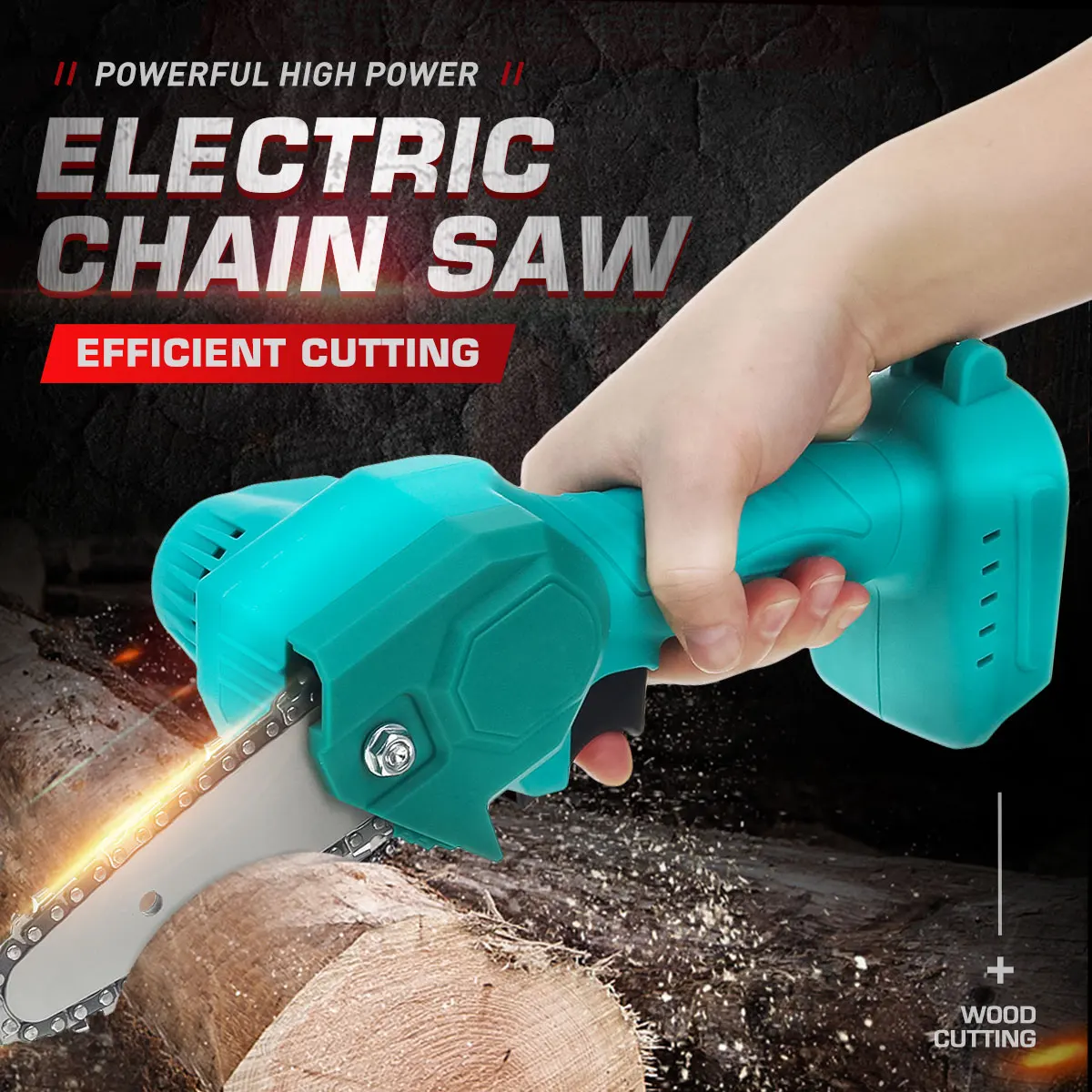 2400W Electric ChainSaw 4 Inch Pruning Saw Woodworking Electric Mini Chain Saw Wood Cutter Garden Tools For Makita 18V Battery
2400W Electric ChainSaw 4 Inch Pruning Saw Woodworking Electric Mini Chain Saw Wood Cutter Garden Tools For Makita 18V Battery
