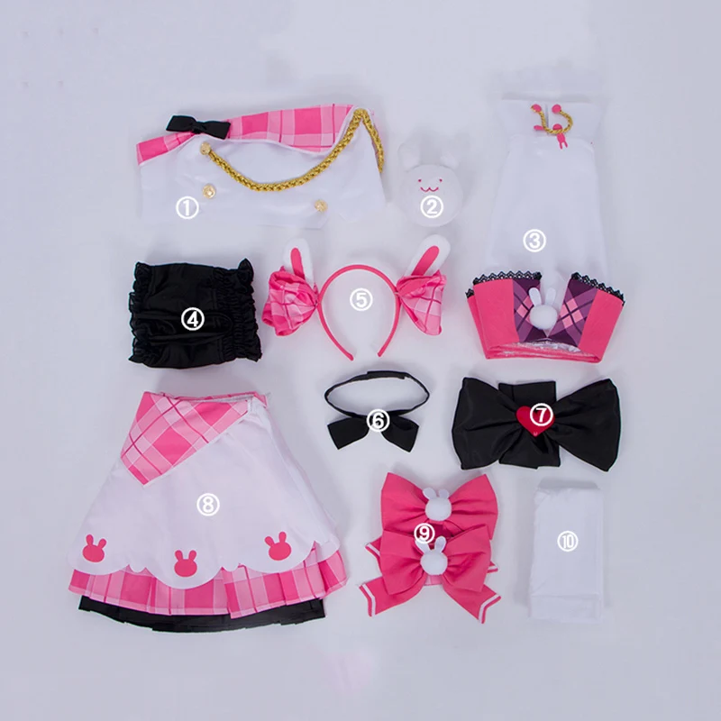 Game Azur Lane USS Laffey Cosplay Costume Bunny Idol Suit Top Skirt Full Set Sexy Cute Dress Wig Hair Women Girls Party Clothes 
Game Azur Lane USS Laffey Cosplay Costume Bunny Idol Suit Top Skirt Full Set Sexy Cute Dress Wig Hair Women Girls Party Clothes