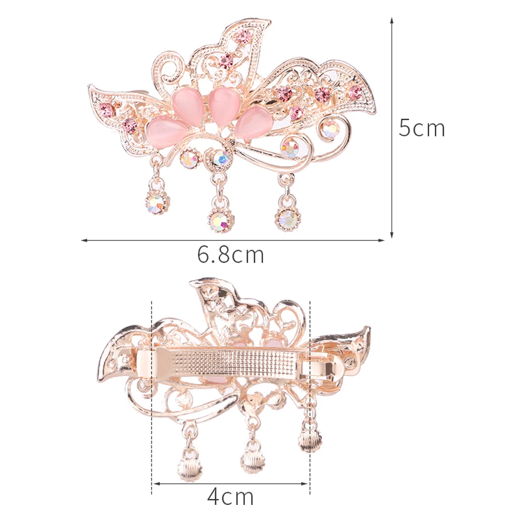 2021 New Female Shiny Rhinestone Flower Hair Clip Fashion Beautiful Multicolor Hairpins Hair Grips Headwear Barrette
2021 New Female Shiny Rhinestone Flower Hair Clip Fashion Beautiful Multicolor Hairpins Hair Grips Headwear Barrette