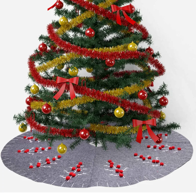 Christmas Tree Skirt 120cm Round Carpet Christmas Decorations with 30 Pcs Christmas Tree Ornaments,Foam Ball
Christmas Tree Skirt 120cm Round Carpet Christmas Decorations with 30 Pcs Christmas Tree Ornaments,Foam Ball