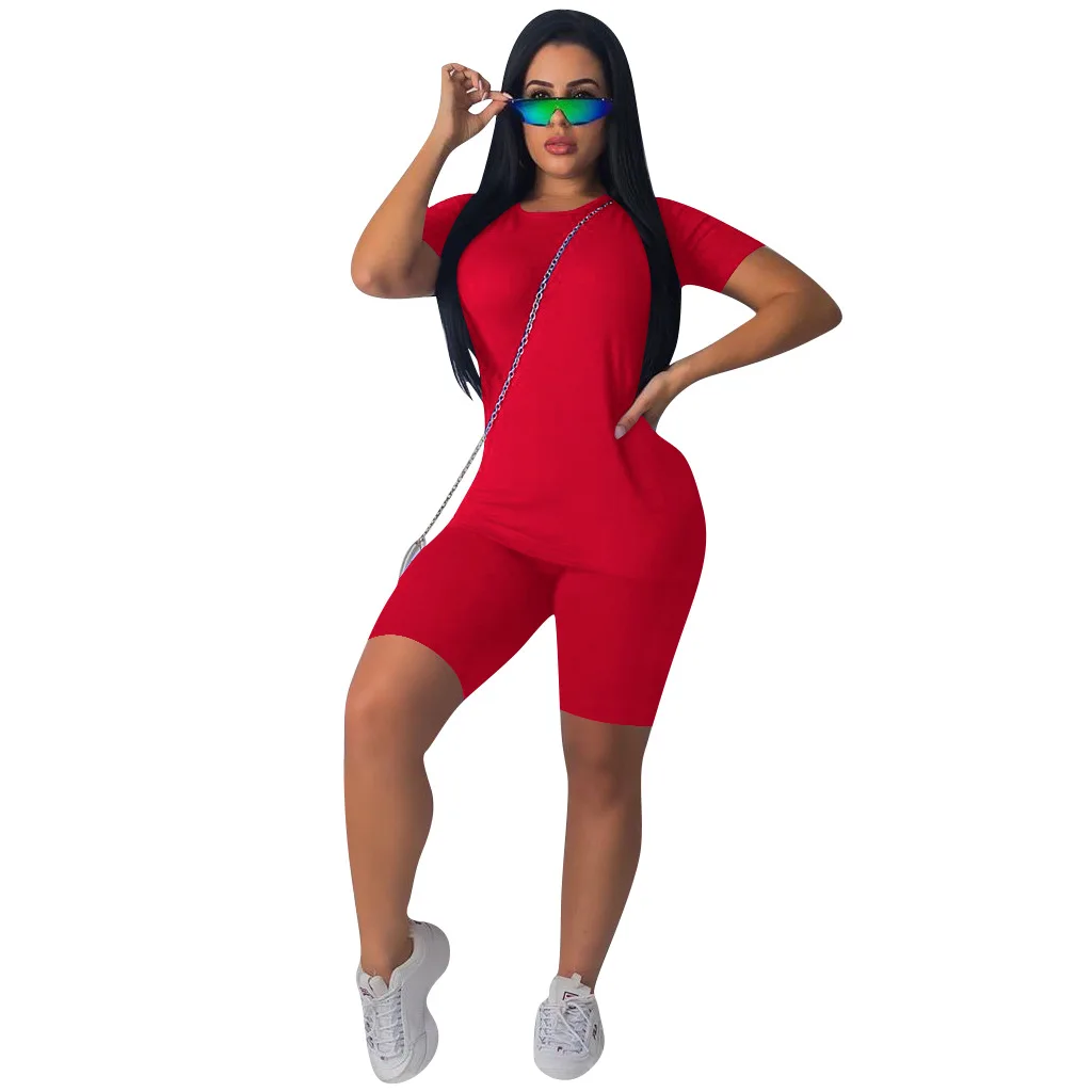 European and American Women's Sports and Casual Shorts Set Two-piece Set of 10 Color Cotton Set Two Piece Set
European and American Women's Sports and Casual Shorts Set Two-piece Set of 10 Color Cotton Set Two Piece Set