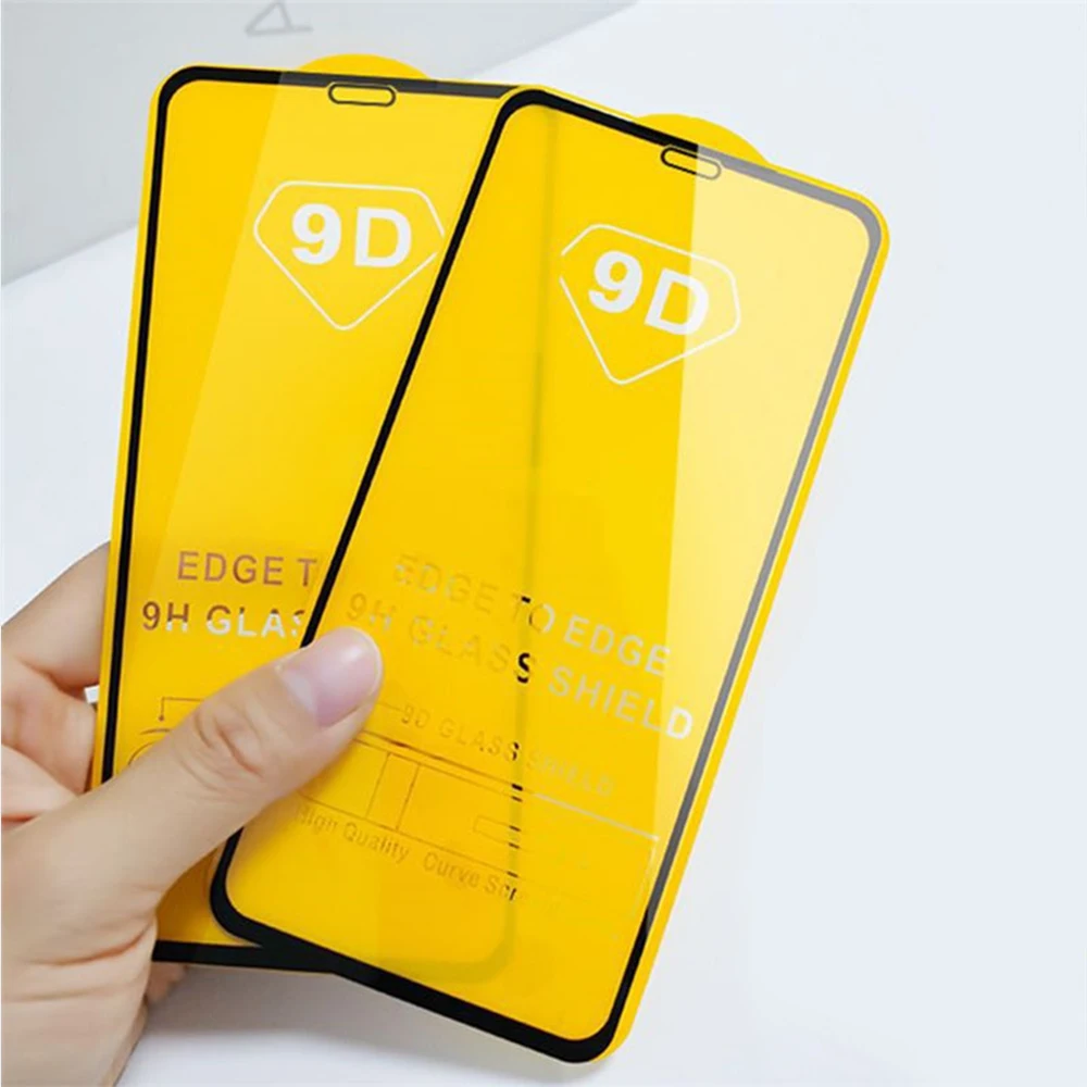 Закаленное стекло 9D 1 шт. Защитная пленка для IPhone SE 2020 11 Pro Xs Max Xr 8 7 6 6s Plus 8plus 7Plus 11Pro