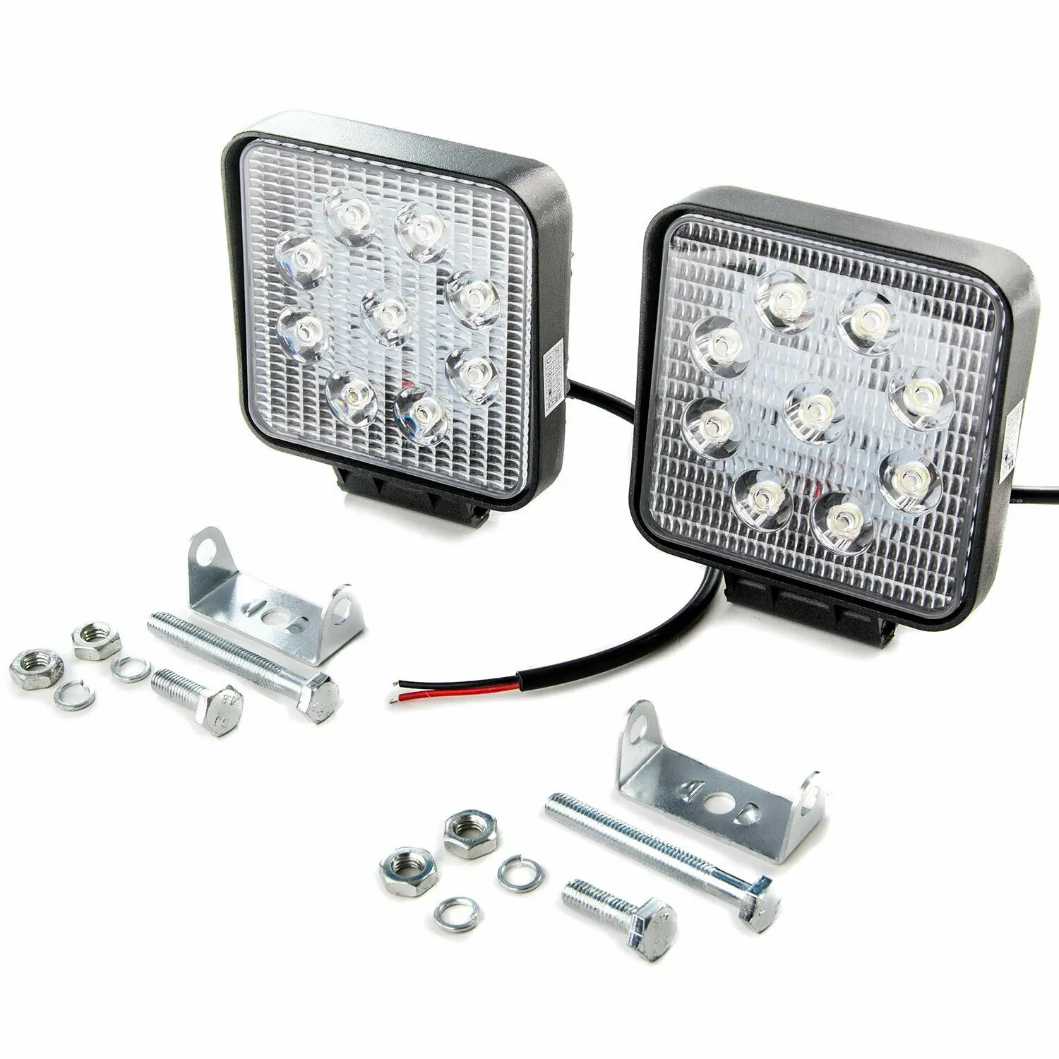 2x 18w square flood LED work light car truck boat driving fog Car lights Bright
2x 18w square flood LED work light car truck boat driving fog Car lights Bright