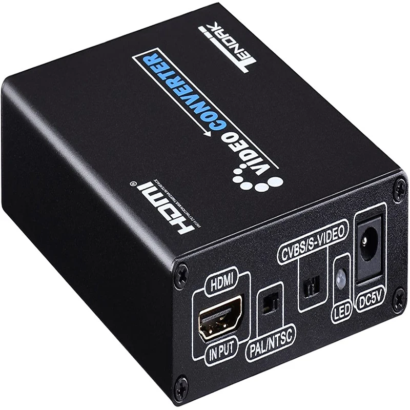 HDMI to Composite 3RCA Vdieo Converter Supports 1080P with RCA/S-Video Cable for PC Laptop Xbox PS3 TV STB VHS VCR Camera
HDMI to Composite 3RCA Vdieo Converter Supports 1080P with RCA/S-Video Cable for PC Laptop Xbox PS3 TV STB VHS VCR Camera