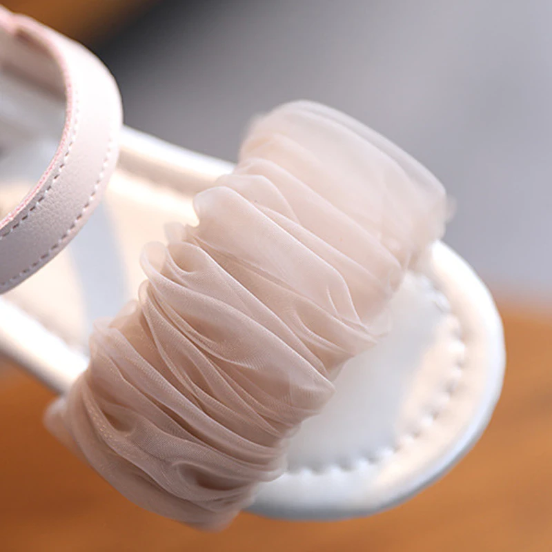 Girls Sandals Summer Hot Children Shoes Princess Lace Sandal Kids Primary School Student Baby Girl | Мать и ребенок