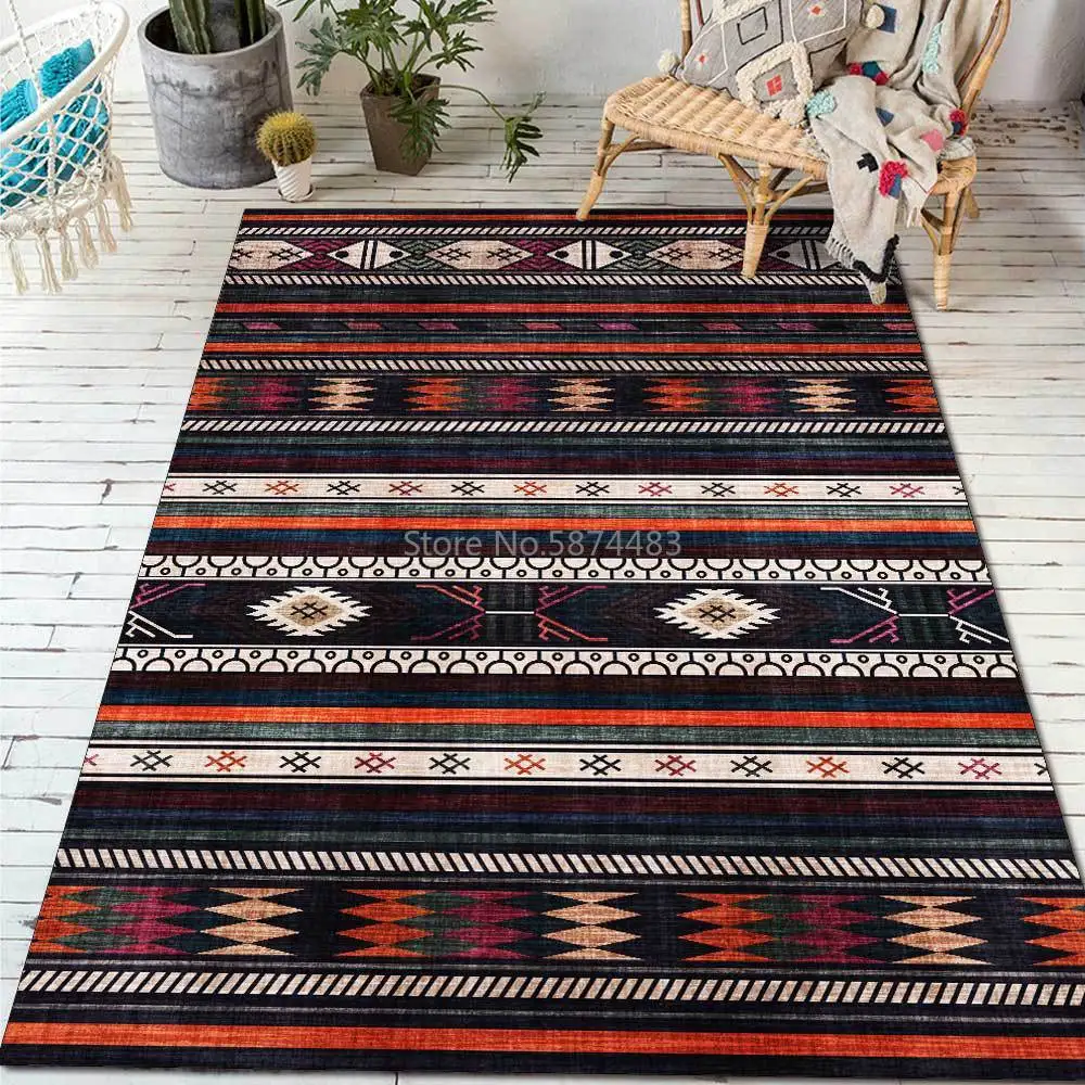 200*300cm Ethnic Style Geometric Stitching Black and Orange Color Living Room Bedroom Bedside Carpet Floor Mat Customization
200*300cm Ethnic Style Geometric Stitching Black and Orange Color Living Room Bedroom Bedside Carpet Floor Mat Customization