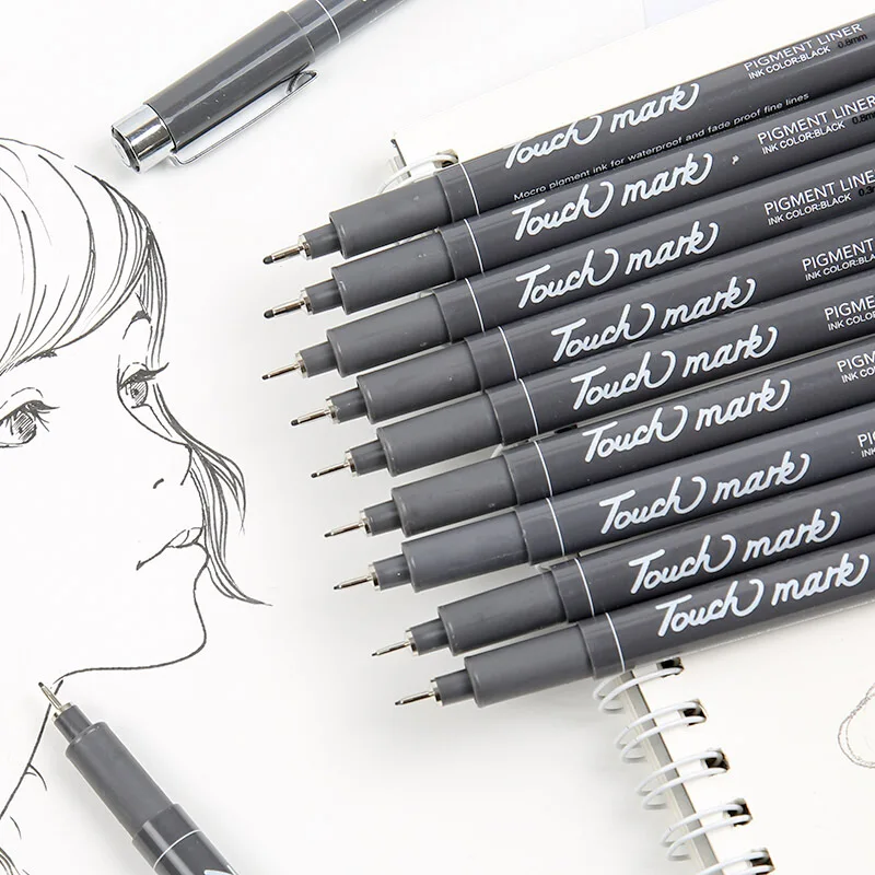 Водонепроницаемый Archival микро тонкий точечный вкладыш PenMultiliner эскиз