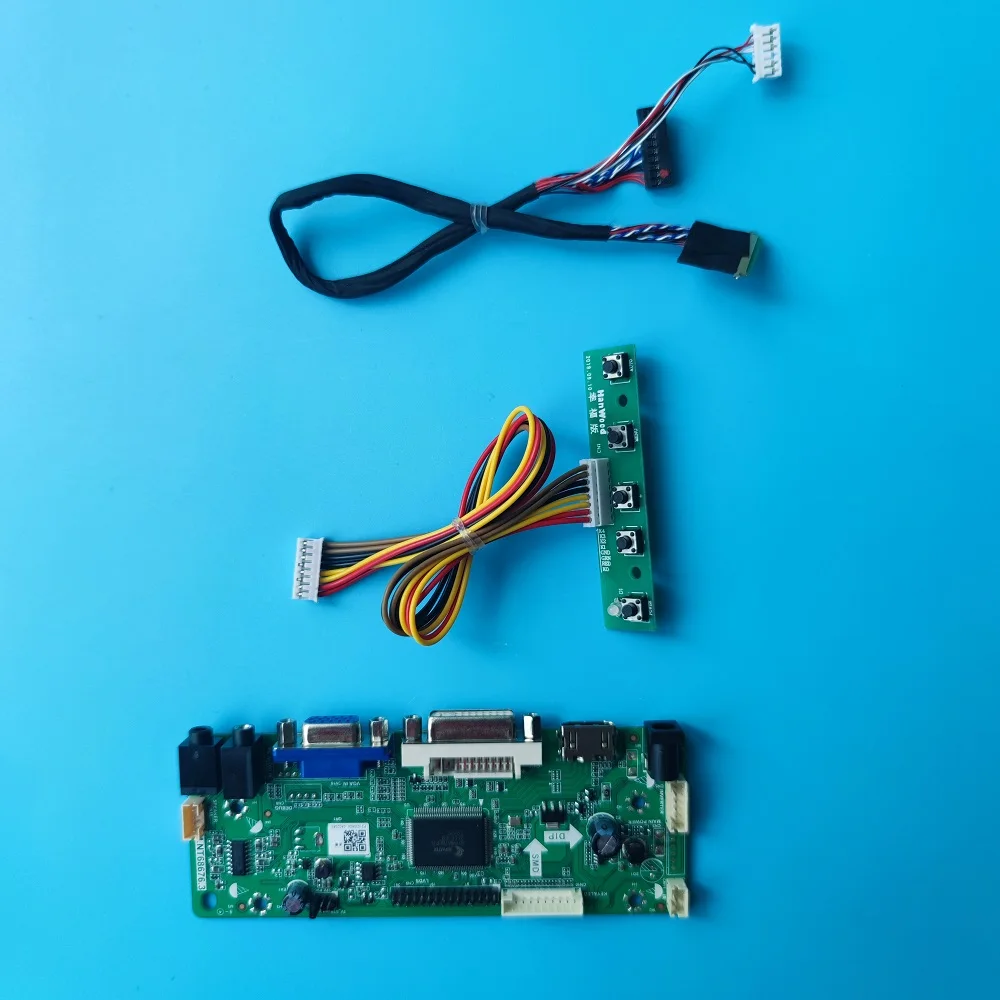 Kit for LTN156AT05-001/301/601/701/B01/B02/F01/H01/J01/S01/T01 1366*768 WLED VGA DVI M.NT68676 controller board HDMI-compatible 
Kit for LTN156AT05-001/301/601/701/B01/B02/F01/H01/J01/S01/T01 1366*768 WLED VGA DVI M.NT68676 controller board HDMI-compatible