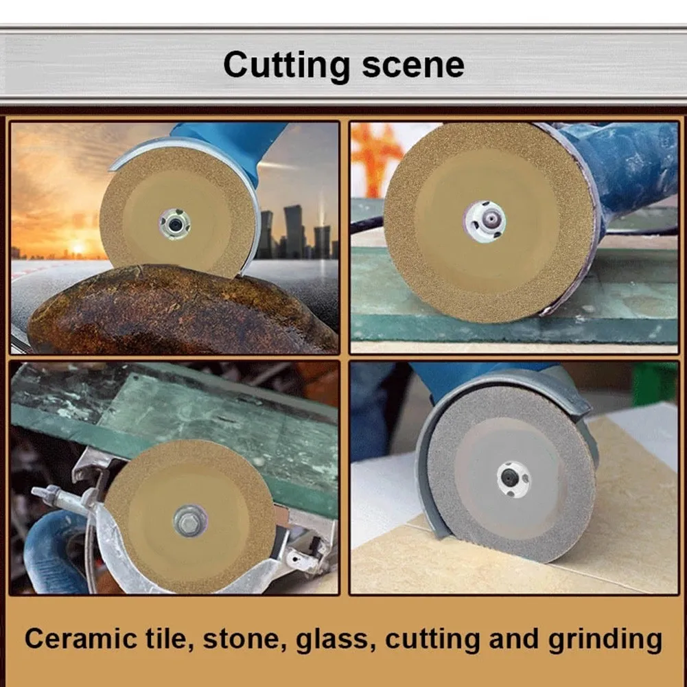 4Inch Diamond Grinding Wheel Cutting Disc Abrasive Wheel Wet/Dry Ceramic Stone Glass Tile Cutting For Angle Grinder 16mm Bore
4Inch Diamond Grinding Wheel Cutting Disc Abrasive Wheel Wet/Dry Ceramic Stone Glass Tile Cutting For Angle Grinder 16mm Bore