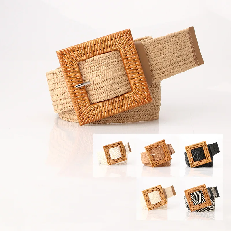 For Women 2020 Wax Rope Braiding Women Belt Round Square Buckle Skirt Belt Vintage Knitted Waist Belt Hand-Woven Elastic Belt
For Women 2020 Wax Rope Braiding Women Belt Round Square Buckle Skirt Belt Vintage Knitted Waist Belt Hand-Woven Elastic Belt