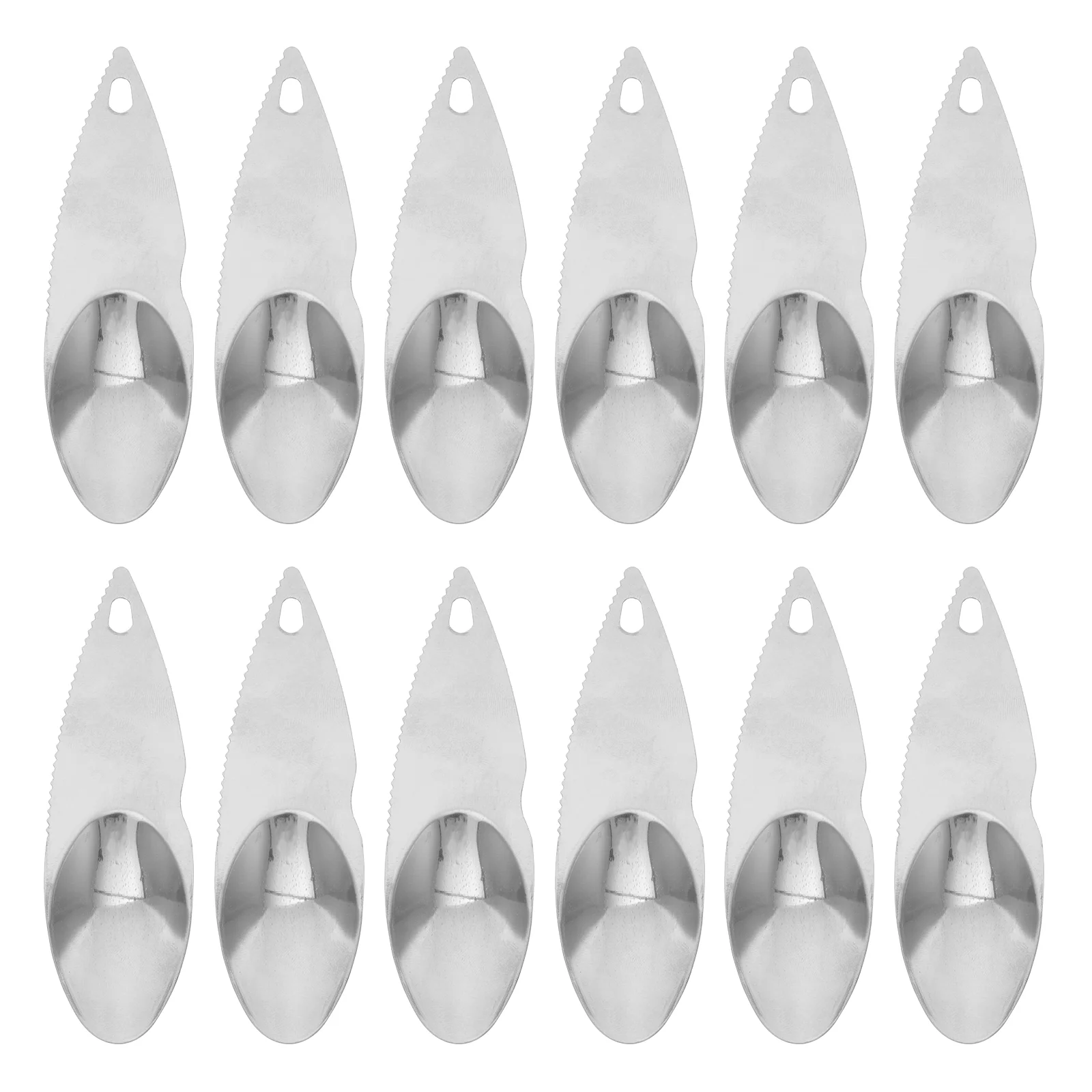 12pcs Steel Kiwi Fruit Serrated Peeling Dig Spoon Kiwifruit Cut Spoon
12pcs Steel Kiwi Fruit Serrated Peeling Dig Spoon Kiwifruit Cut Spoon