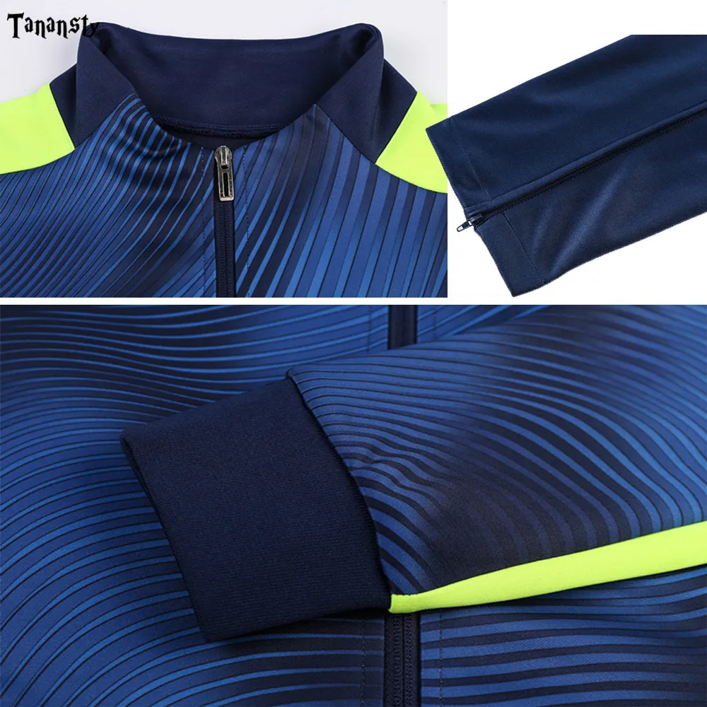 2019 Football Tracksuits Men Long Sleeve Jacket Adult Soccer Jersey Jackets Pants Zipper Sports kit Fitness Running Long Traning
2019 Football Tracksuits Men Long Sleeve Jacket Adult Soccer Jersey Jackets Pants Zipper Sports kit Fitness Running Long Traning