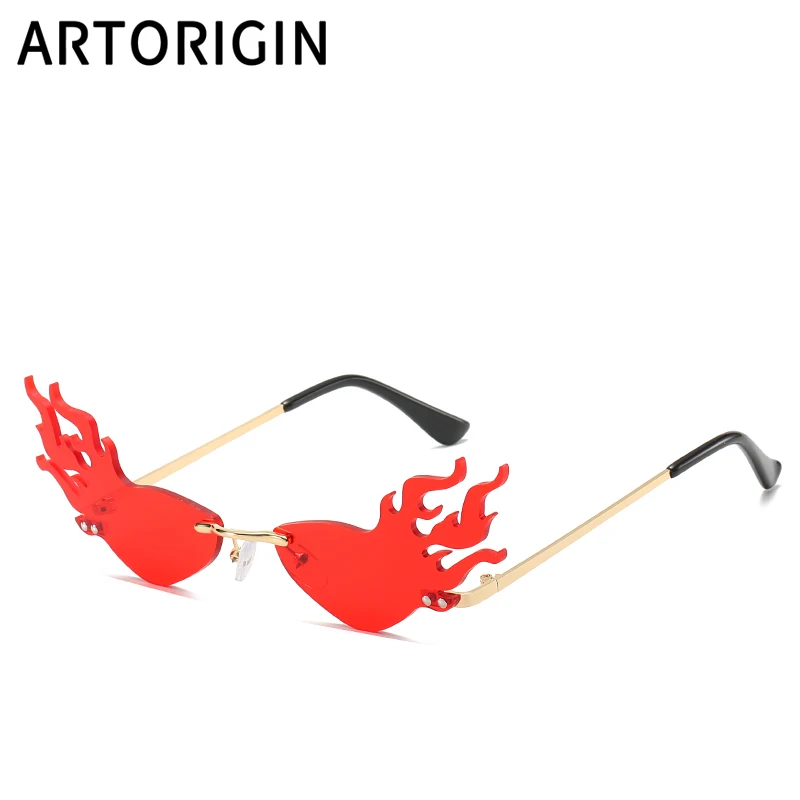 2020 Sunglasses Women Eyewear Rimless Sun Glasses Retro Gafas Superhero Fire-flame Luxury Vintage Designer Fashion Trending 
2020 Sunglasses Women Eyewear Rimless Sun Glasses Retro Gafas Superhero Fire-flame Luxury Vintage Designer Fashion Trending