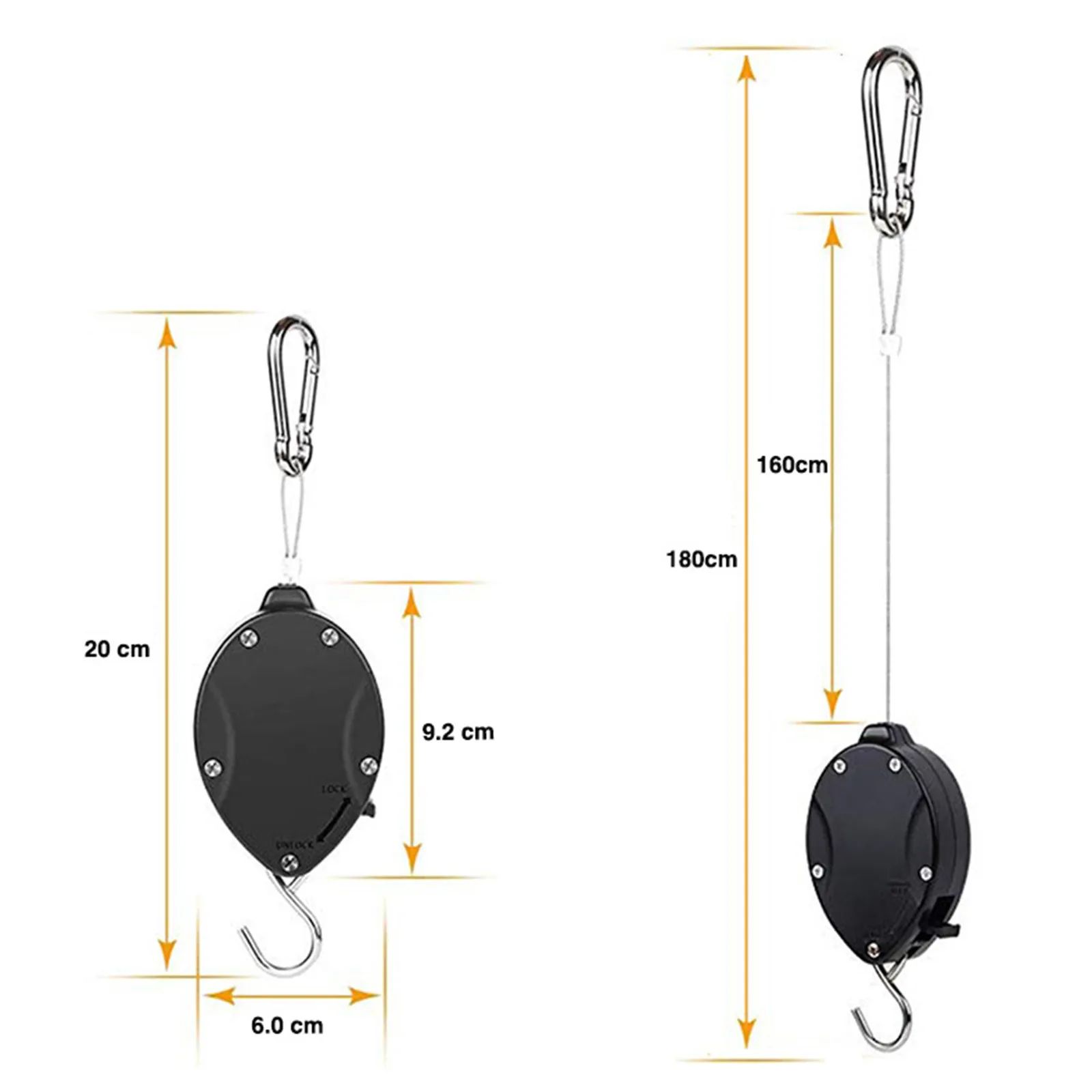 40# Retractable Plant Pulley Hook Adjustable Plant Hanger With Locking Mechanism Yard Garden Decor Multifunctional Hanging
40# Retractable Plant Pulley Hook Adjustable Plant Hanger With Locking Mechanism Yard Garden Decor Multifunctional Hanging