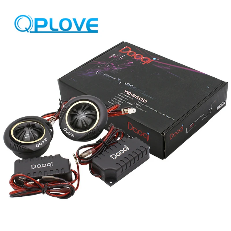 QPLOVE 100W Высокий автомобиля Динамик твитер шелковая паутина 91DB 1 5 Гц 22 кГц мульти