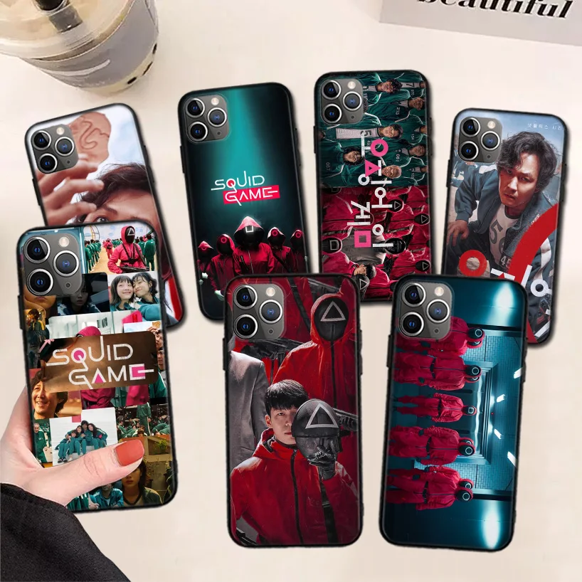 Korean TV Squid Game Phone Case For iPhone 13 Pro Max 11 12 Pro XS Max XR X 7 8 6 6S Plus 13 Mini SE 2020 Cover Coque Funda Capa
Korean TV Squid Game Phone Case For iPhone 13 Pro Max 11 12 Pro XS Max XR X 7 8 6 6S Plus 13 Mini SE 2020 Cover Coque Funda Capa